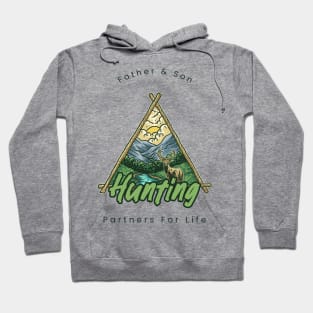 Father and Son Hunting Partners For Life Hoodie